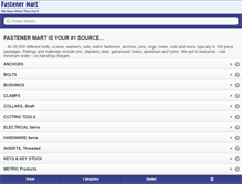 Tablet Screenshot of fastenermart.com